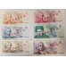TRANSNISTRIA 2000 . ONE 1 - ONE HUNDRED 100 RUBLES BANKNOTES . SPECIMEN